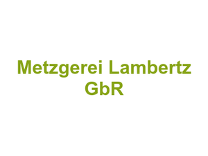 Metzgerei Lambertz GbR Logo