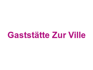 Gaststätte Zur Ville Logo