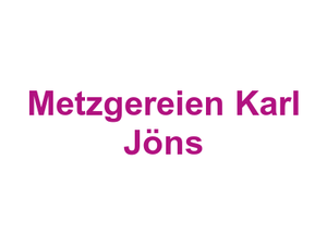 Metzgereien Karl Jöns Logo
