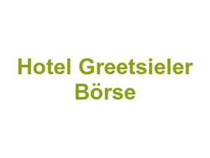 Hotel Greetsieler Börse Logo