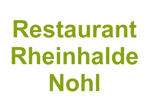 Restaurant Rheinhalde Nohl Logo