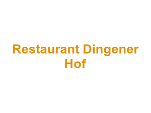 Restaurant Dingener Hof Logo