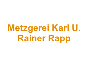 Metzgerei Karl U. Rainer Rapp Logo