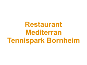 Restaurant Mediterran Tennispark Bornheim Logo