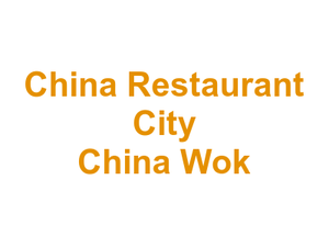 China Restaurant City China Wok Logo