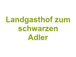 Landgasthof zum schwarzen Adler Logo