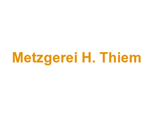 Metzgerei H. Thiem Logo