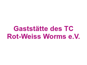 Gaststätte des TC Rot-Weiss Worms e.V. Logo