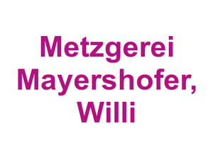 Metzgerei Mayershofer, Willi Logo