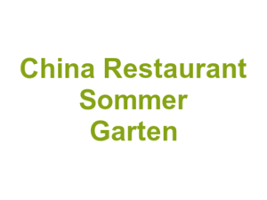 China Restaurant Sommer Garten Logo