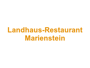Landhaus-Restaurant Marienstein Logo