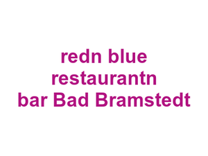 red'n blue restaurant'n bar Bad Bramstedt Logo