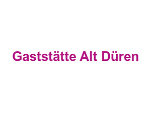Gaststätte Alt Düren Logo