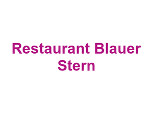 Restaurant Blauer Stern Logo