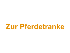 Zur Pferdetranke Logo