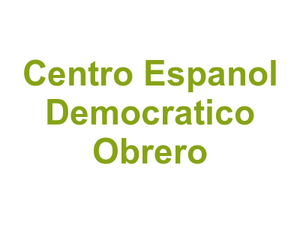 Centro Espanol Democratico Obrero Logo