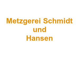 Metzgerei Schmidt und Hansen Logo
