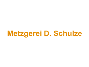 Metzgerei D. Schulze Logo