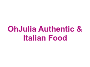 OhJulia Authentic & Italian Food Logo