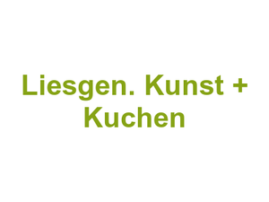 Liesgen. Kunst + Kuchen Logo