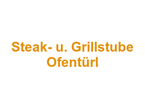 Steak- u. Grillstube Ofentürl Logo