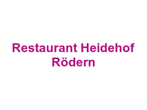 Restaurant Heidehof Rödern Logo