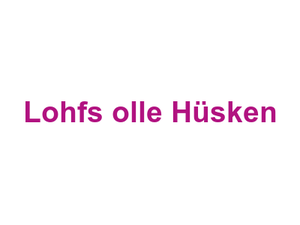 Lohf's olle Hüsken Logo