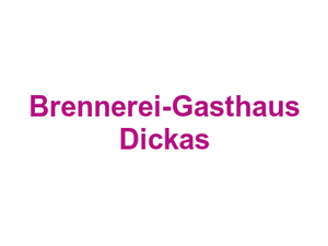 Brennerei-Gasthaus Dickas Logo