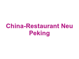China-Restaurant Neu Peking Logo