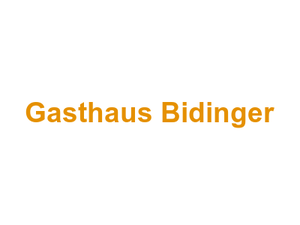 Gasthaus Bidinger Logo