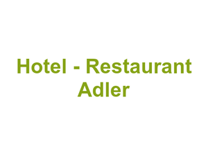 Hotel - Restaurant Adler Logo