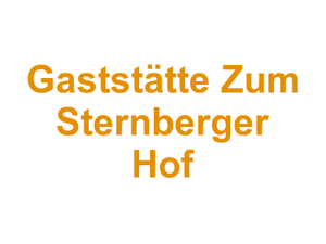 Gaststätte Zum Sternberger Hof Logo