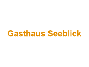 Gasthaus Seeblick Logo