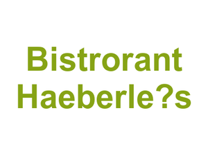 Bistrorant Haeberle’s Logo