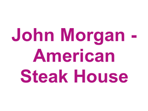 John Morgan - American Steak House Logo