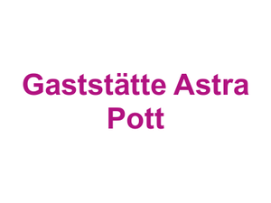 Gaststätte Astra Pott Logo