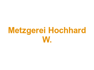 Metzgerei Hochhard W. Logo