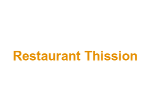 Restaurant Thission Logo