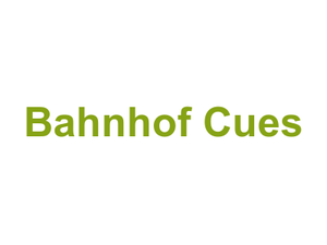 Bahnhof Cues Logo