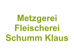 Metzgerei Fleischerei Schumm Klaus Logo