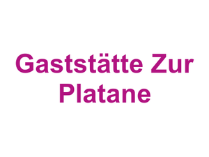 Gaststätte Zur Platane Logo