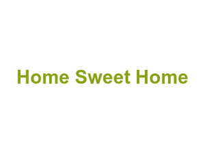Home Sweet Home Logo
