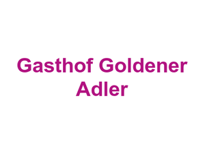 Gasthof Goldener Adler Logo