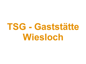TSG - Gaststätte Wiesloch Logo