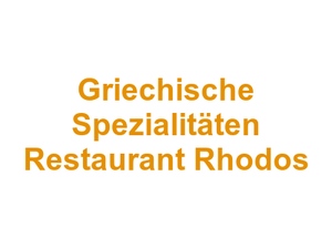 Griechische Spezialitäten Restaurant Rhodos Logo