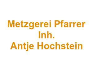 Metzgerei Pfarrer Inh. Antje Hochstein Logo