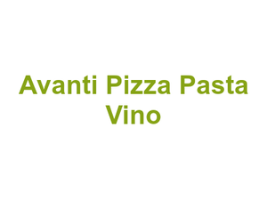 Avanti Pizza Pasta Vino Logo