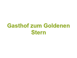 Gasthof zum Goldenen Stern Logo