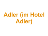 Gourmet Restaurant Adler (im Hotel Adler) Logo