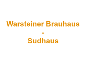 Warsteiner Brauhaus - Sudhaus Logo